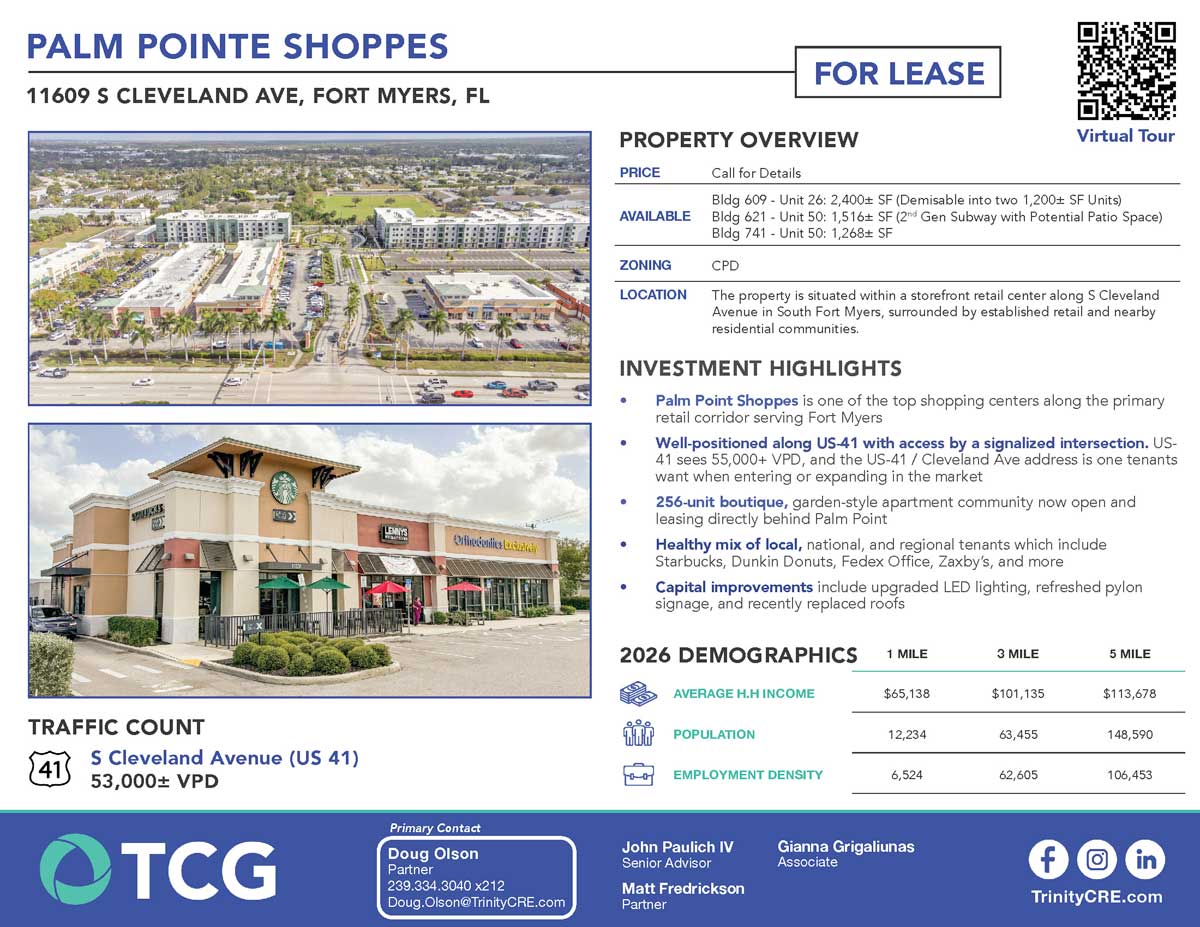 Brochure 11609 S Cleveland Ave Page 1